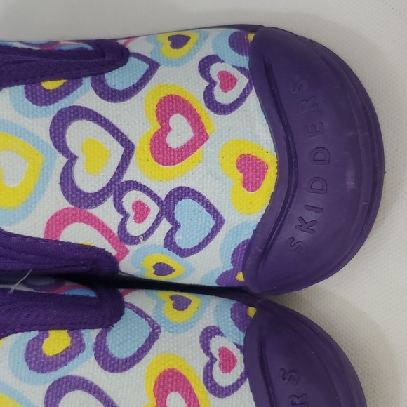 Skidders - Skidproof shoes purple hearts  24 months - Picture 2 of 8